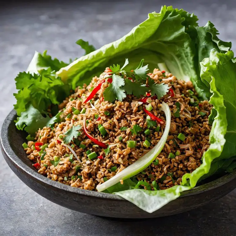 Larb Laotian Chicken Mince Recipe