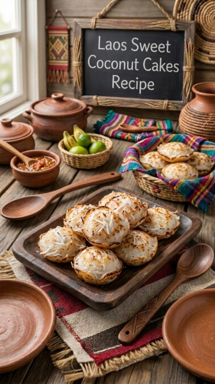 2. Laos Sweet Coconut Cakes Recipe