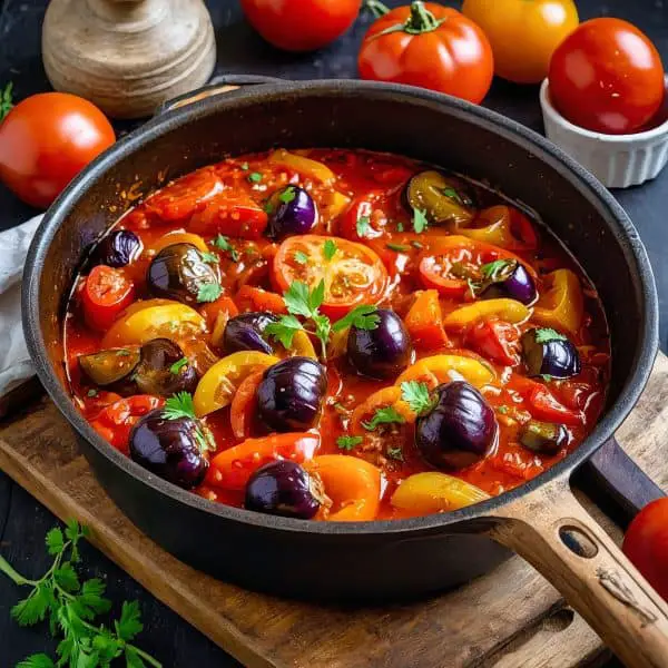 Serbian Sataras Tomatoes Recipe