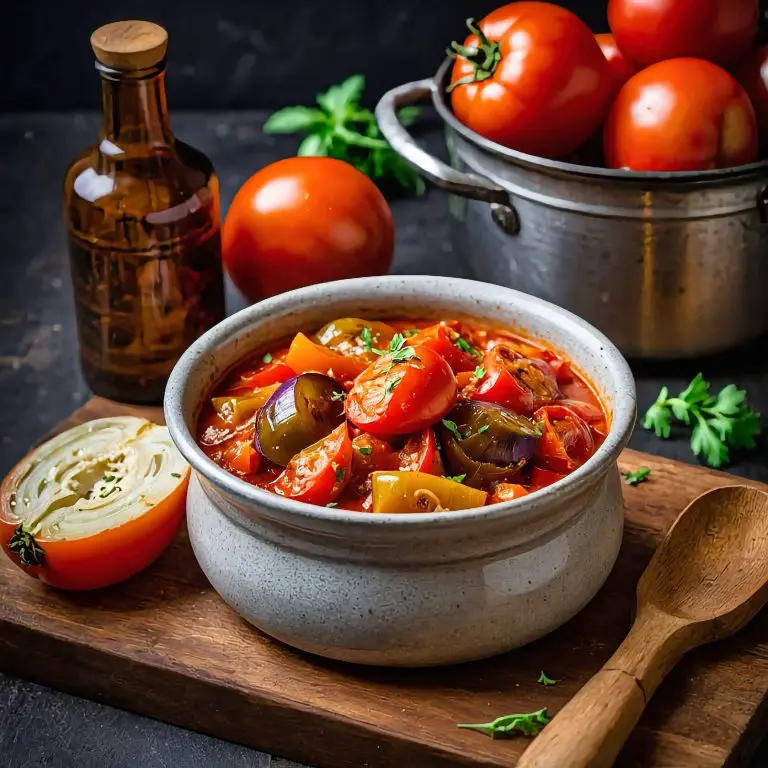 Serbian Sataras Tomatoes Recipe
