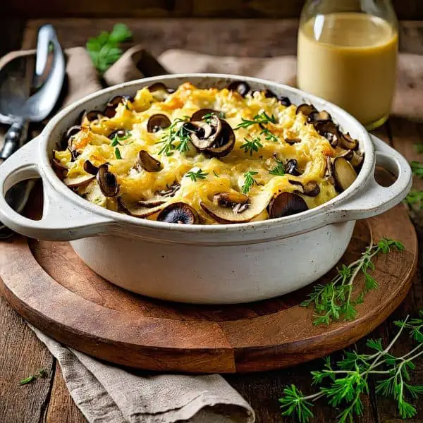 South African Potato Mushroom Bake Recipe