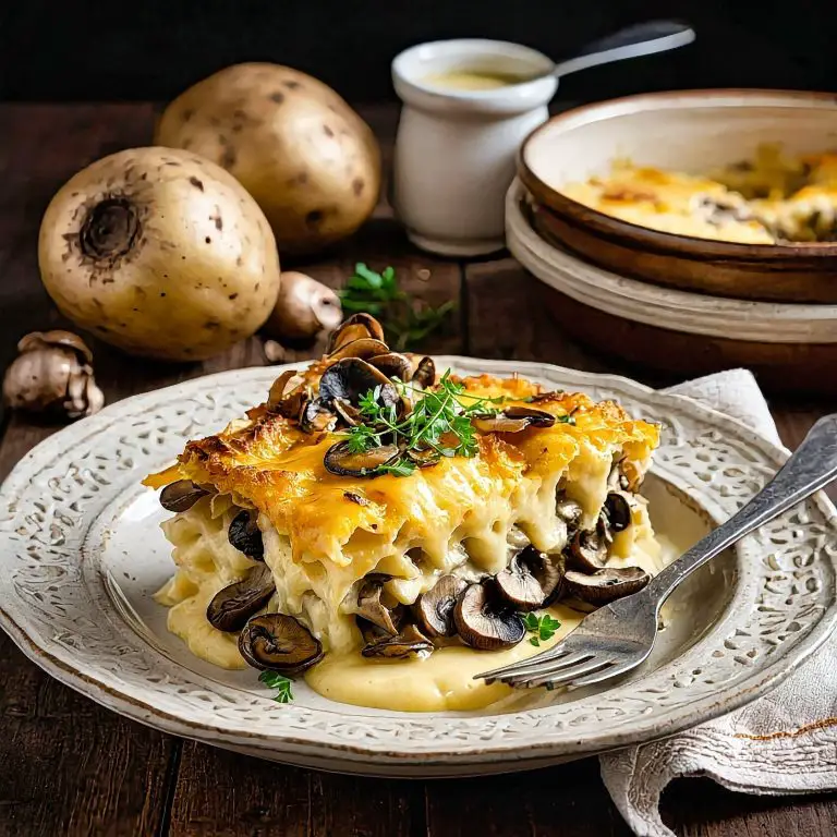 South African Potato Mushroom Bake Recipe