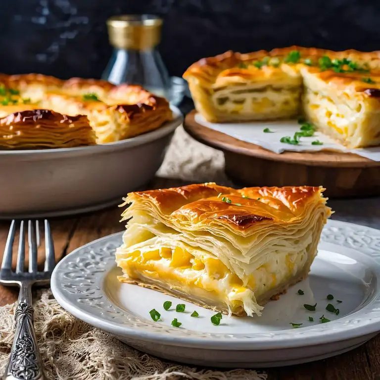 Serbian Gibanica Cheese Pie Recipe