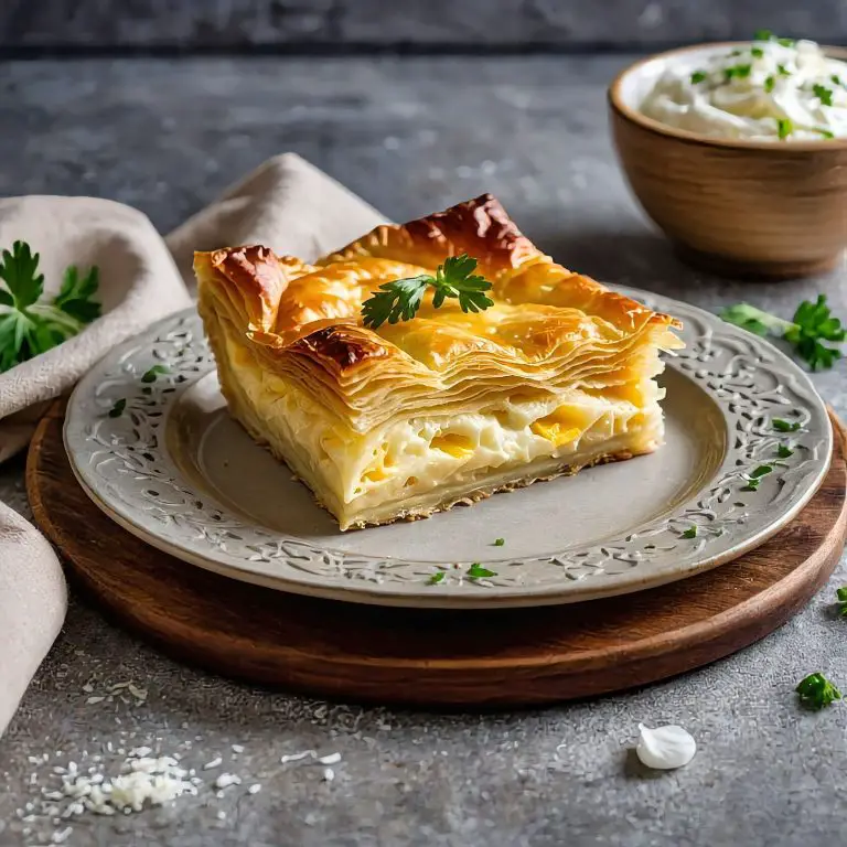 Serbian Gibanica Cheese Pie Recipe