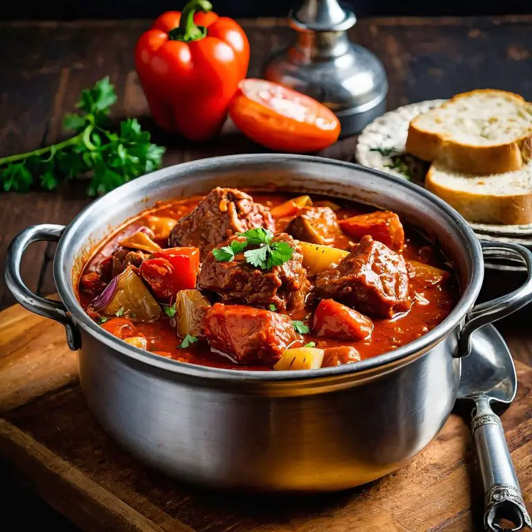 Serbian Muckalica Meat Stew Recipe