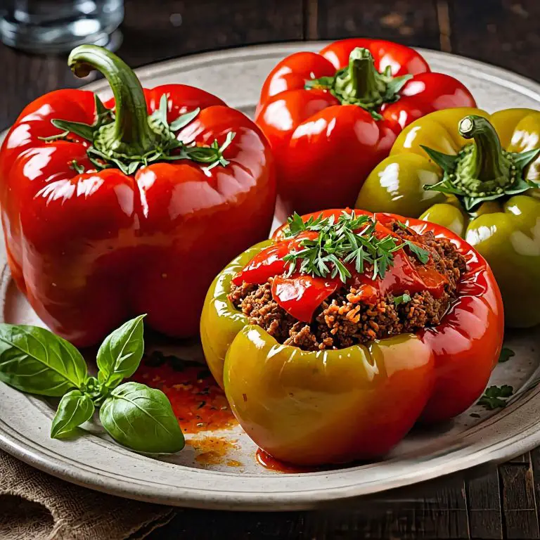 Serbian Punjene Paprike Stuffed Peppers Recipe