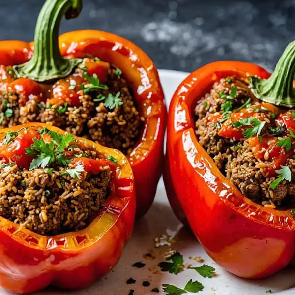 Serbian Punjene Paprike Stuffed Peppers Recipe