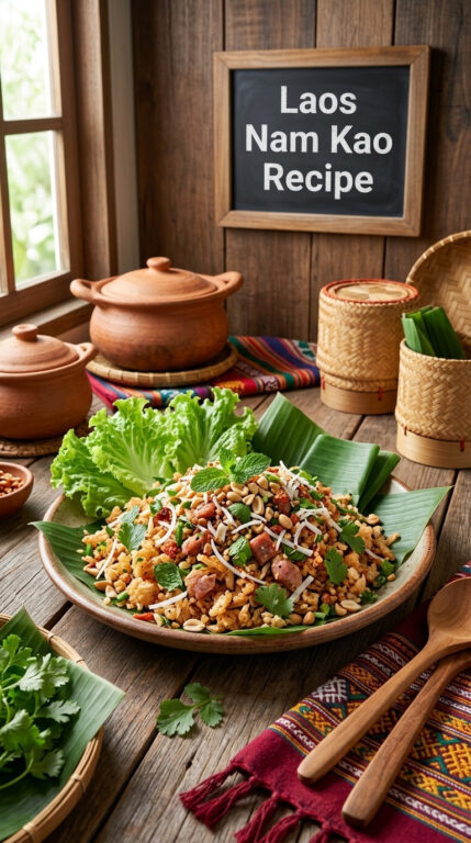 4. Laos Nam Kao Recipe