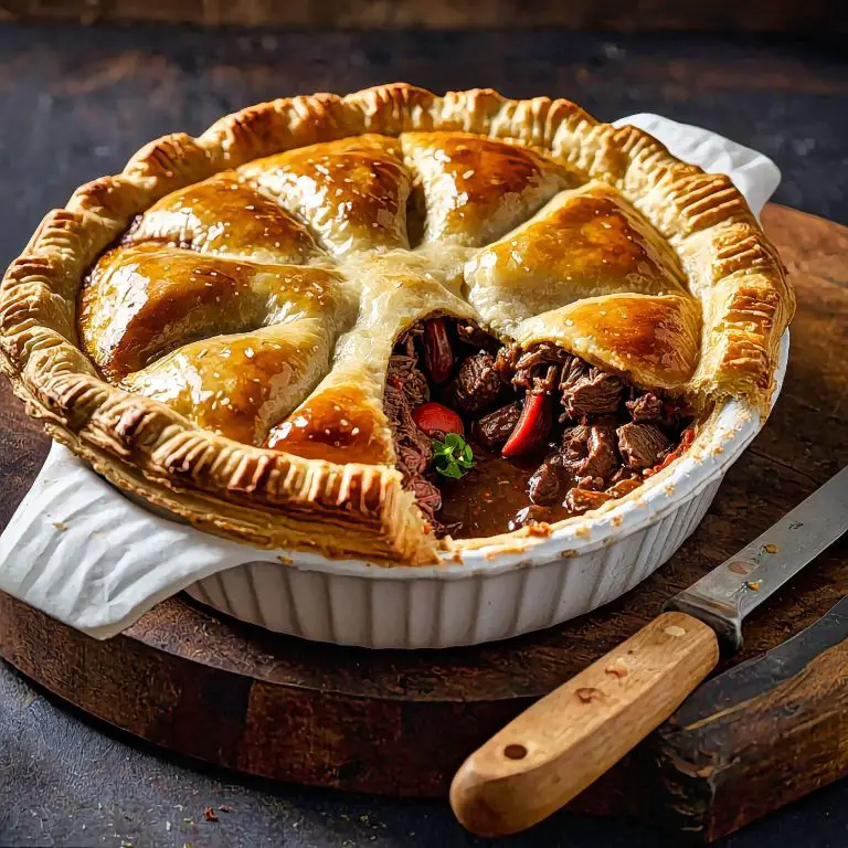South African Pepper Steak Pie Recipe