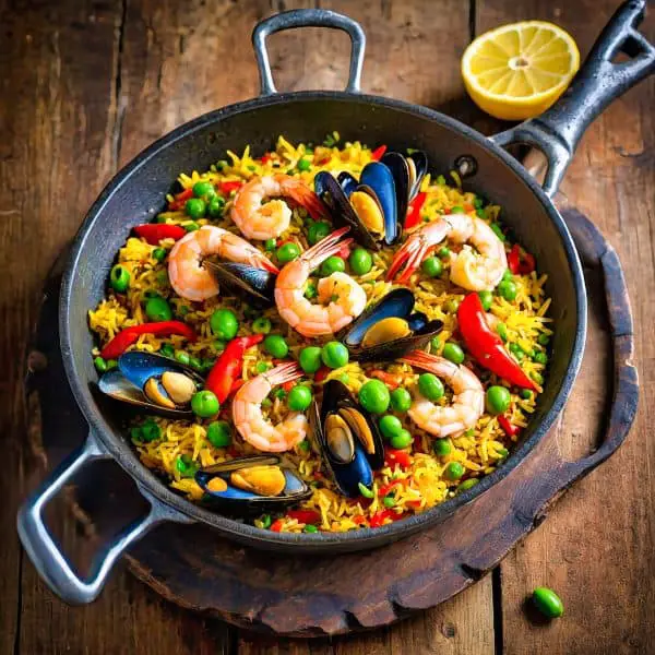 9. Cuban Seafood Paella Recipe