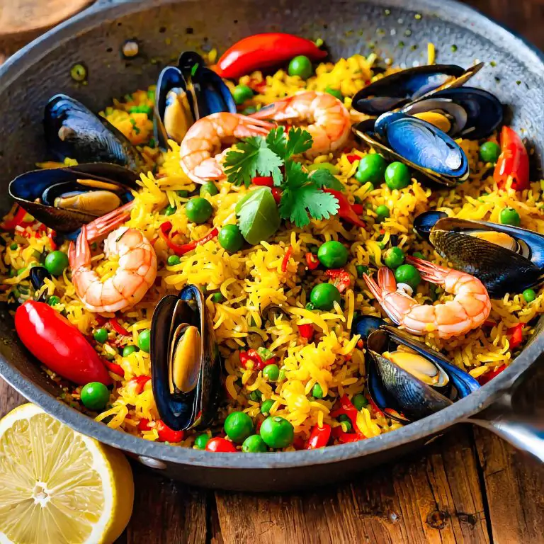 9. Cuban Seafood Paella Recipe