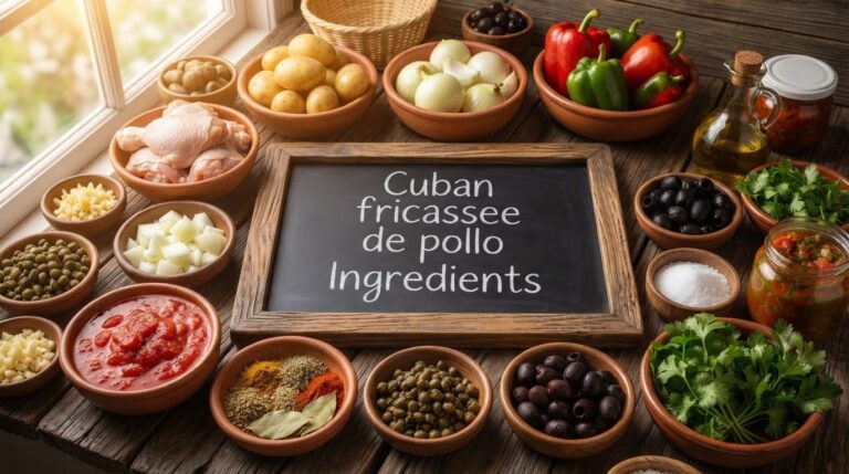 Cuban Fricassee de Pollo Recipe - Ingredients