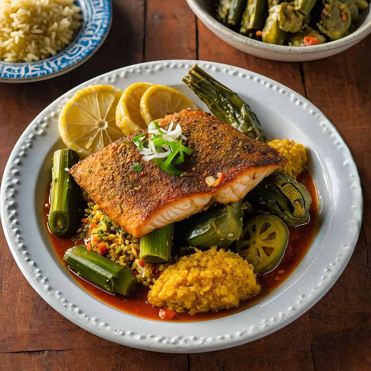 Antiguan Fungie and Saltfish Buljolde Recipe