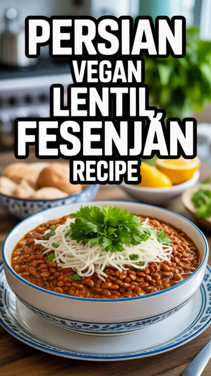 1. Persian Vegan Lentil Fesenjān Recipe