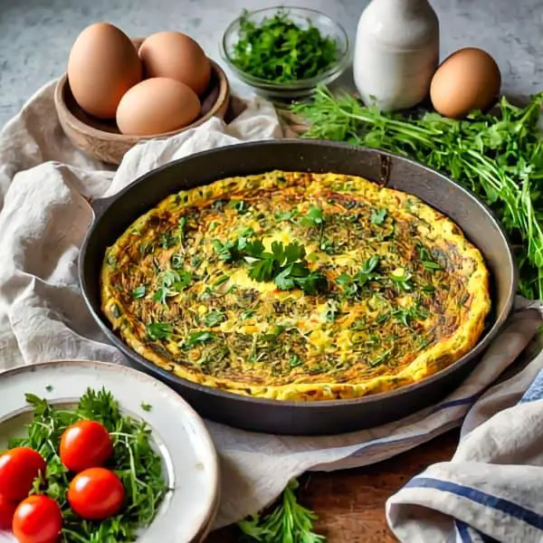 10. Persian Kuku Sabzi Recipe