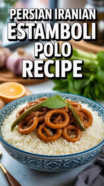 11. Persian Iranian Estamboli Polo Recipe