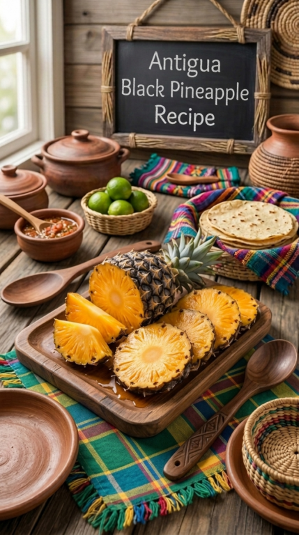 12. Antigua Black Pineapple Recipe