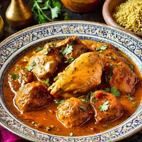 Moroccan Saffron Chicken Moroccan Tagine Recipe