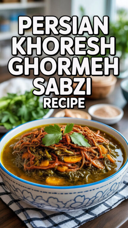 2. Persian Khoresh Ghormeh Sabzi Recipe