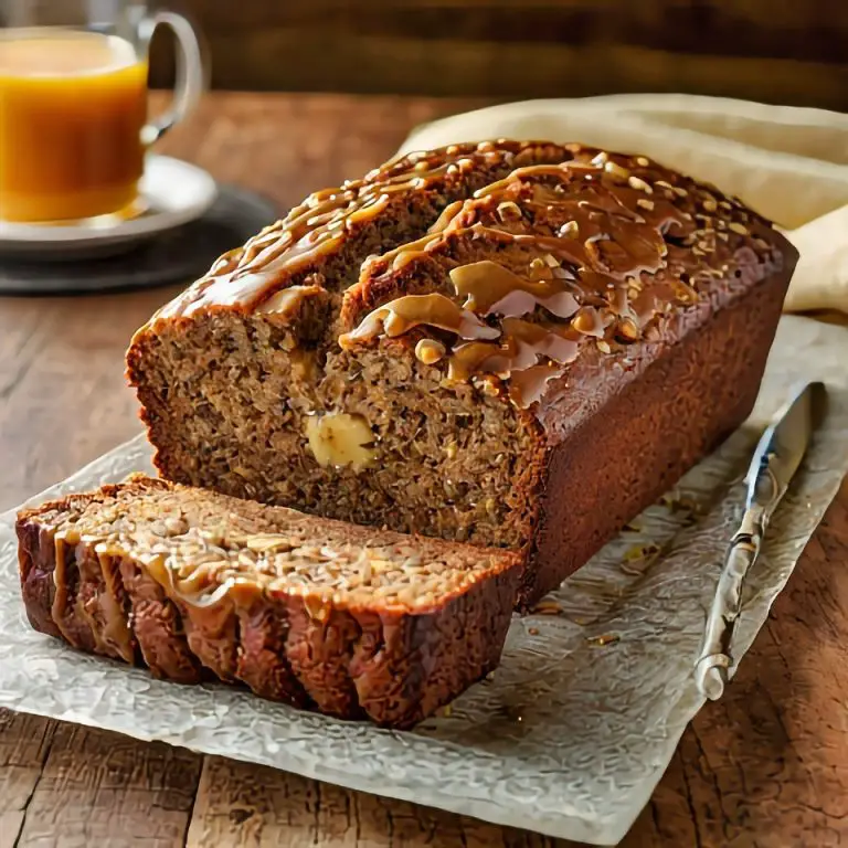 20. Bahamian Banana Bread with Buttered Rum Sauce