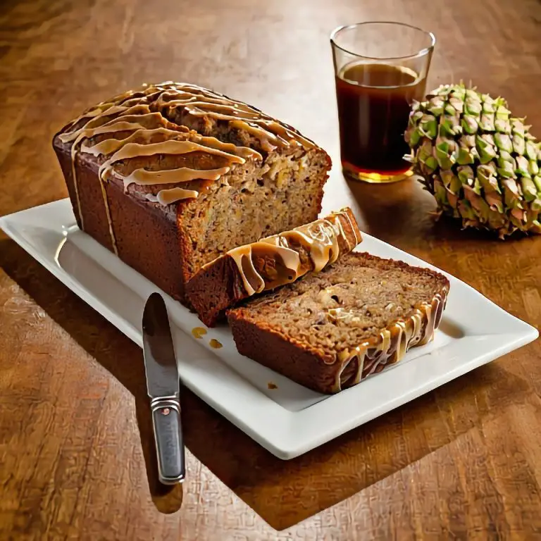 20. Bahamian Banana Bread with Buttered Rum Sauce