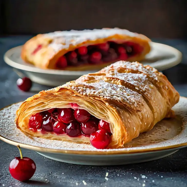 25. Croatian Sour Cherry Strudel