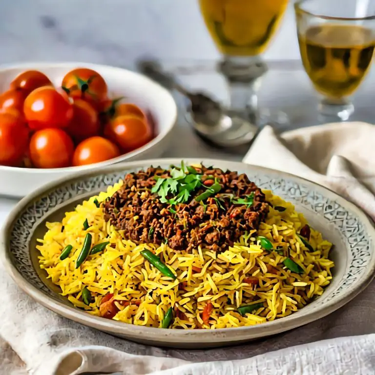 3. Persian Lubia Polo Recipe