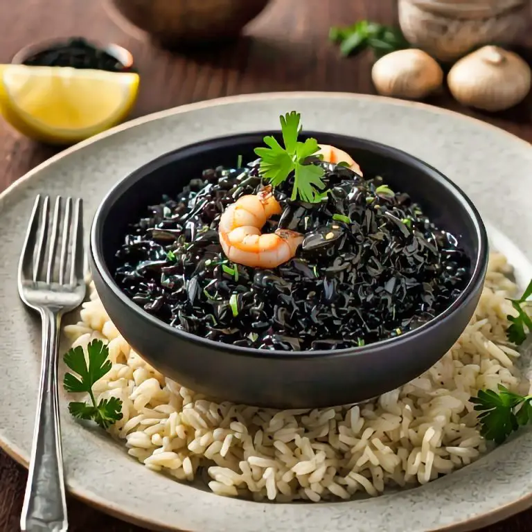 4. Croatian Crni Rižo Recipe