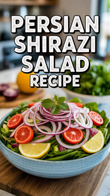 4. Persian Shirazi Salad Recipe