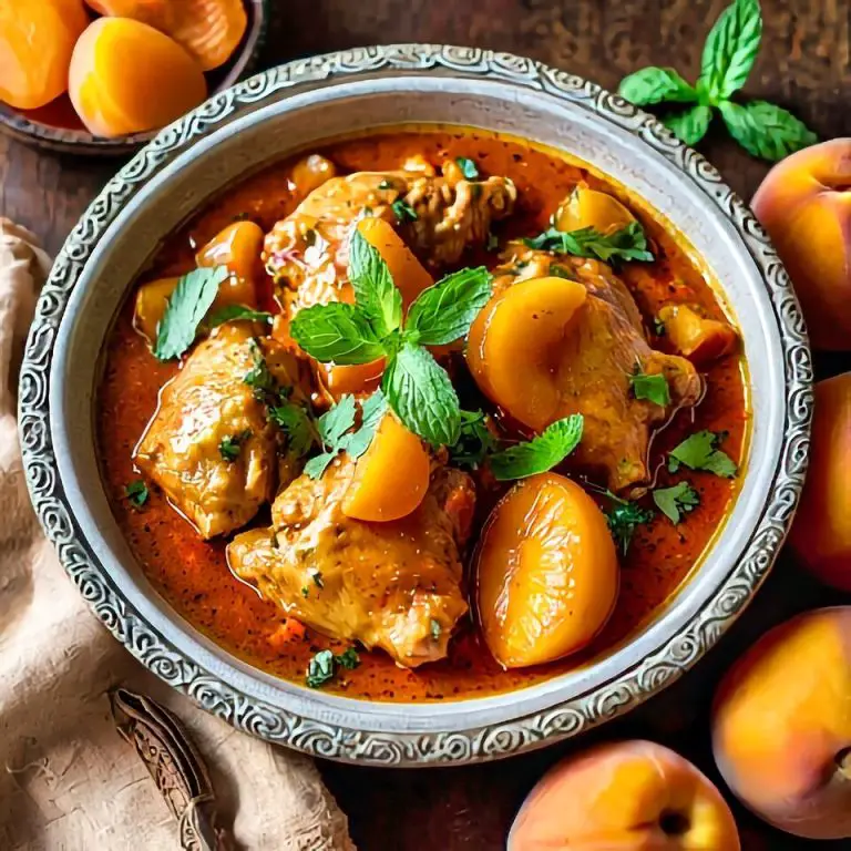 Moroccan Apricot Chicken Tagine Ginger & Mint Recipe