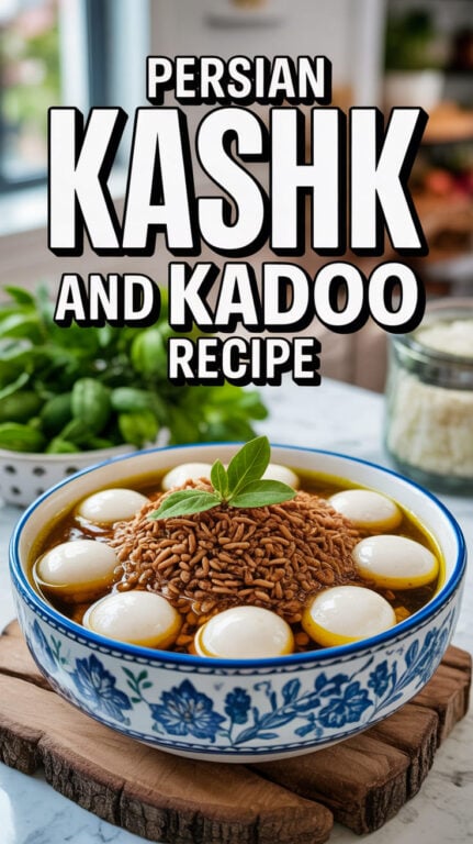 7. Persian Kashk and Kadoo Recipe