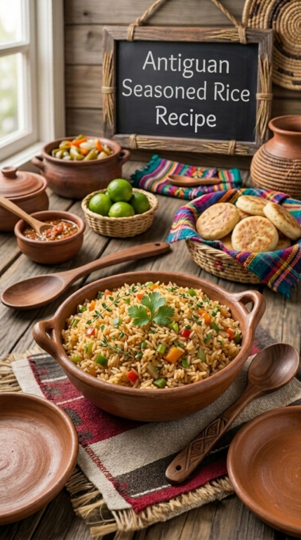 9. Antiguan Seasoned Rice Recipe