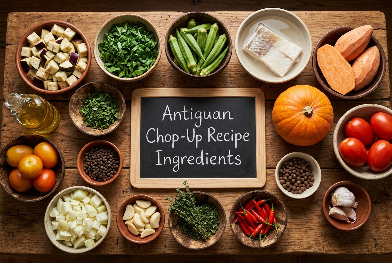 Antiguan Chop-Up Recipe - Ingredients