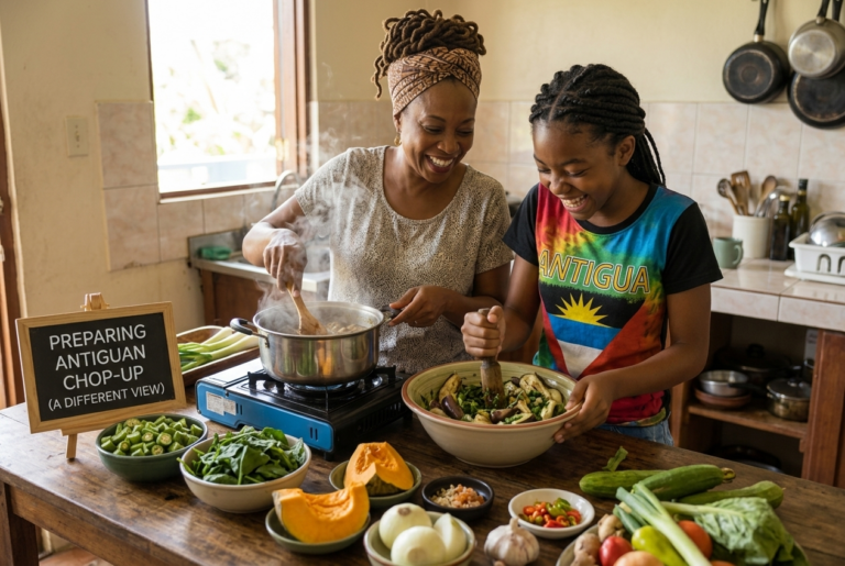 Antiguan Chop-Up Recipe - Prep