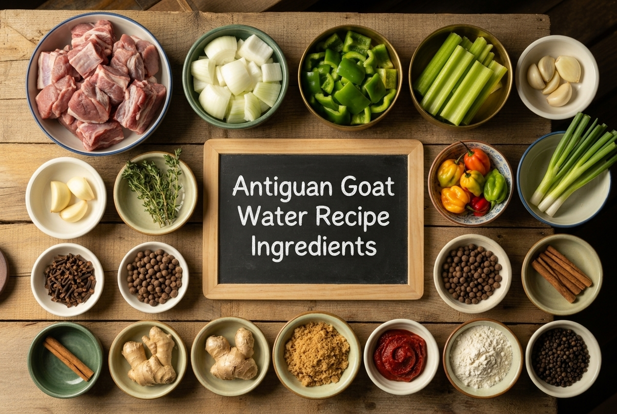 Antiguan Goat Water Recipe - Ingredients