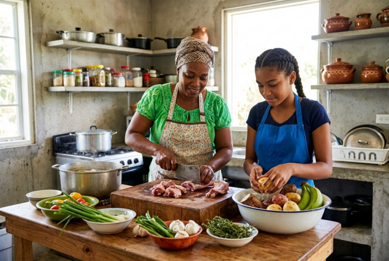 Antiguan Goat Water Recipe - Prep