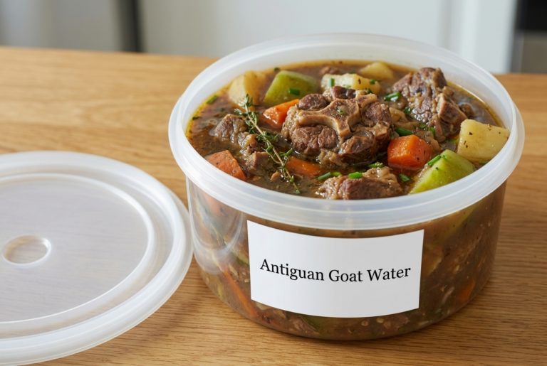 Antiguan Goat Water Recipe - Storage