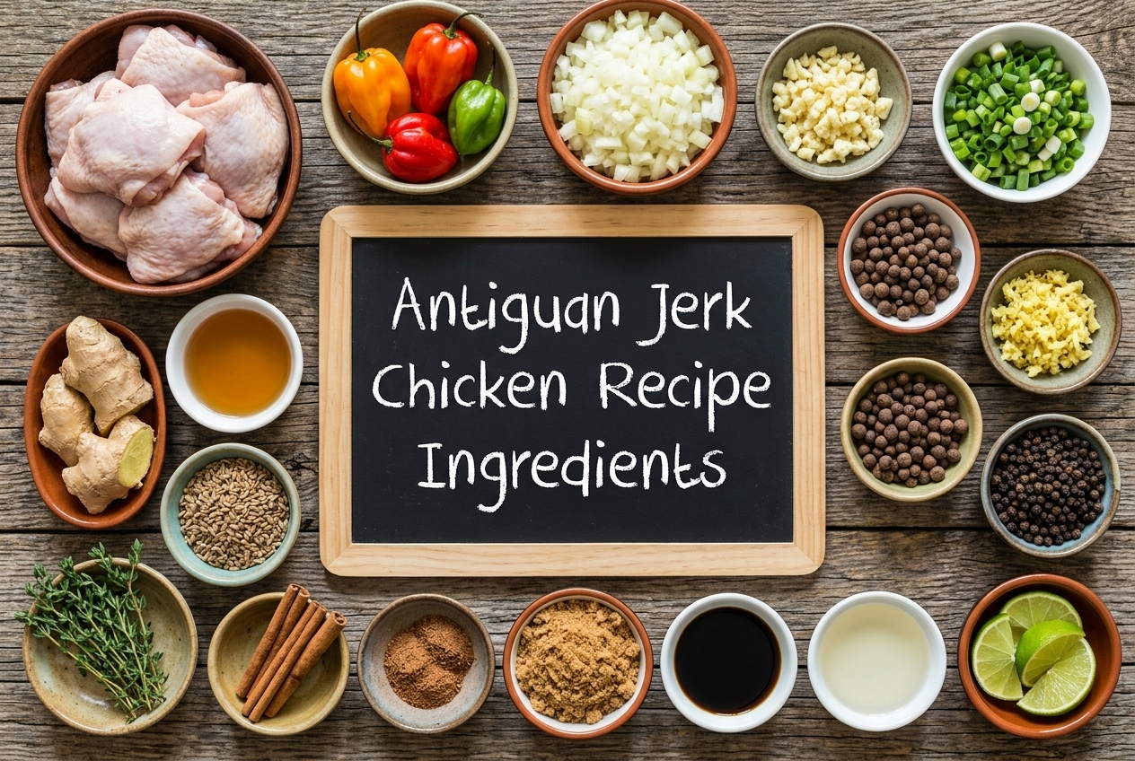 Antiguan Jerk Chicken Recipe - Ingredients