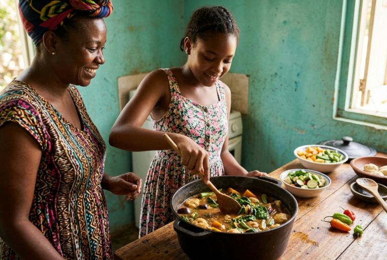 Antiguan Pepper Pot Recipe - Prep