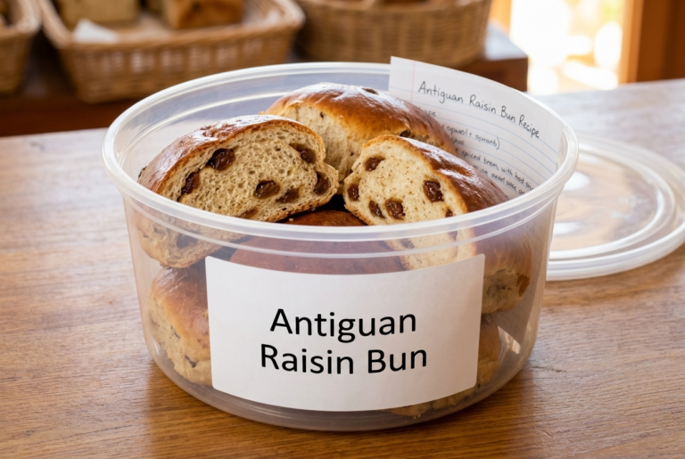 Antiguan Raisin Bun Recipe - Storage