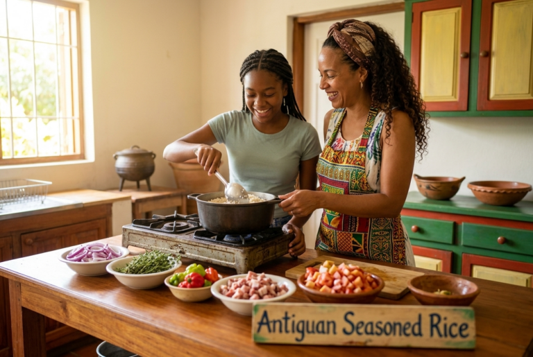 Antiguan Seasoned Rice Recipe - Prep
