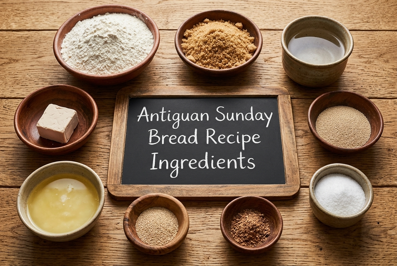 Antiguan Sunday Bread Recipe - Ingredients