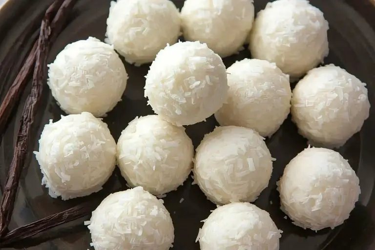 Madagascar Vanilla Coconut Balls Recipe