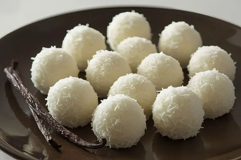 Madagascar Vanilla Coconut Balls Recipe