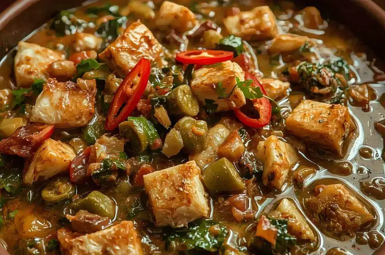 Angolan Calulu de Peixe Fish Vegetable Stew Recipe
