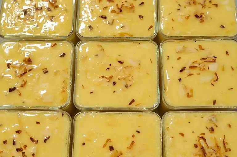 Angolan Cocada Amarela Coconut Custard Recipe - Angola Recipe