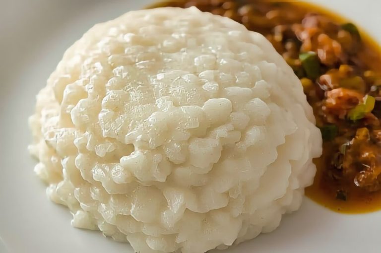 Angolan Funge Cassava Porridge Recipe