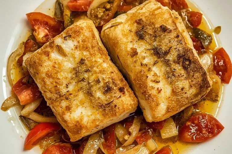 Angolan Makayabu Cod With Sautéed Vegetables Recipe