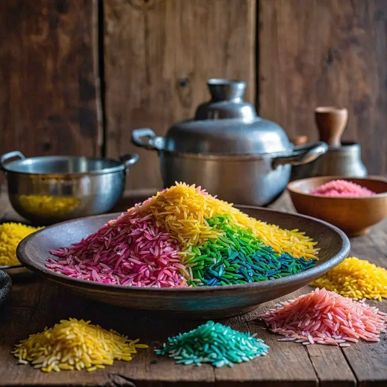 Dyed Rice Rainbow Rice Palau