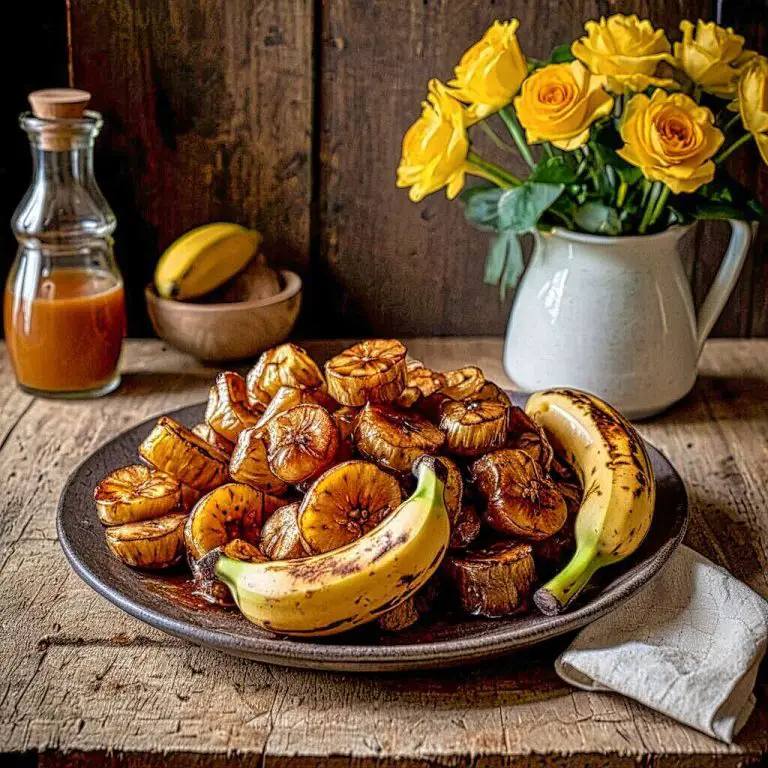 Baked Caramelized Banana Recipe